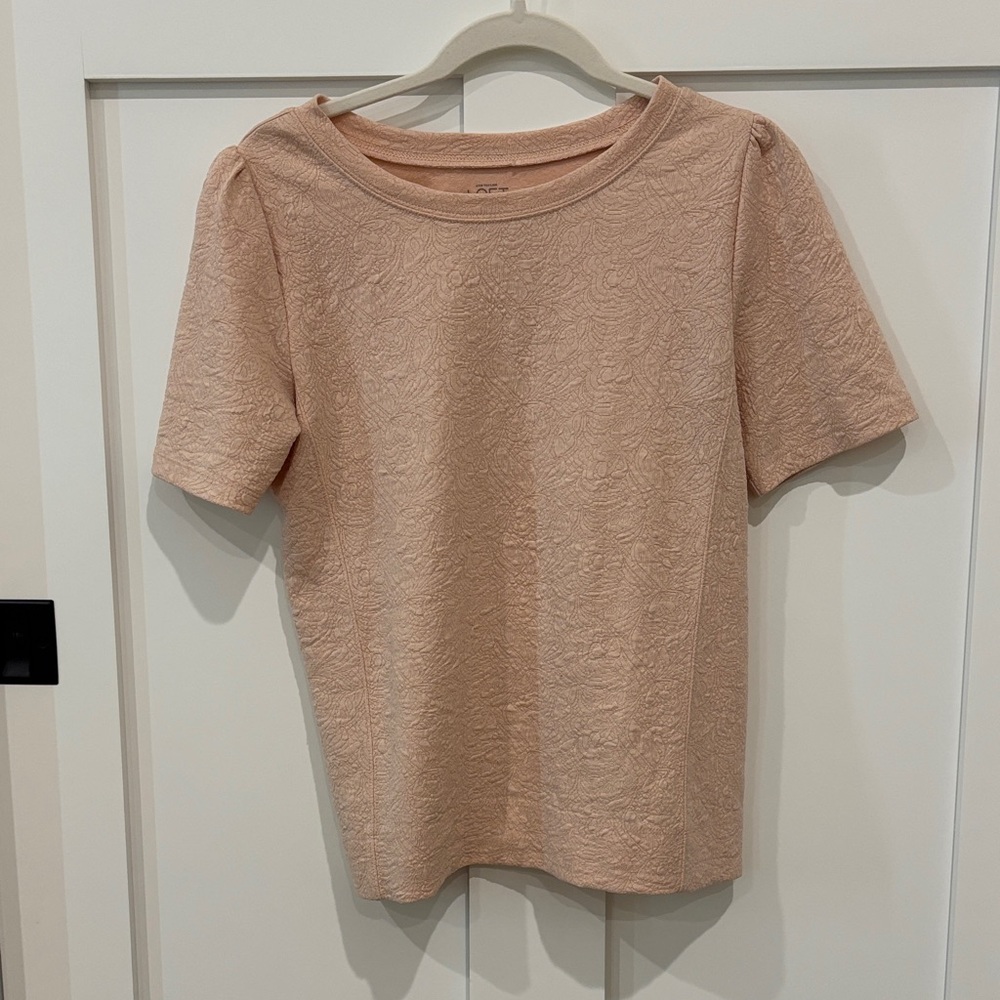 Loft Floral Textured Women's Top